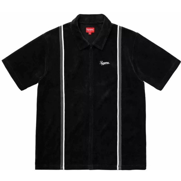 Supreme Velour Warm Up Black - Large